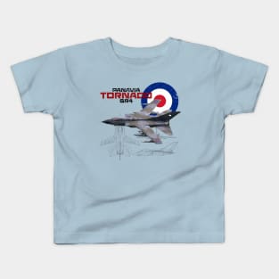 British Panavia Tornado GR4 (light) Kids T-Shirt